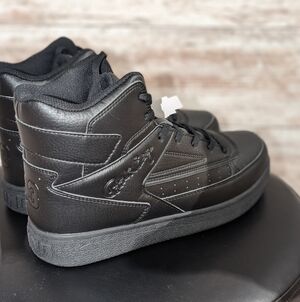 Patrick Ewing Men's Black/Black High-Top Sneakers